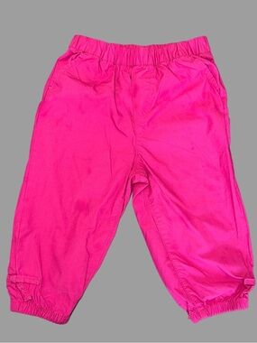 Baby Gap Pull-On Parachute Cargo Pants | Bright Pink | 18-24 Months | Good Cond.